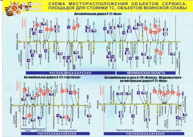 Буклет расскажет обо всех памятниках вдоль трассы "Кола"