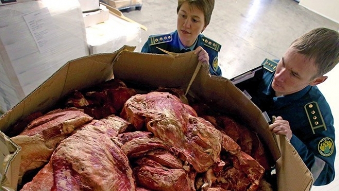 В Заполярье  уничтожено более 100 кг мяса и 450 яиц