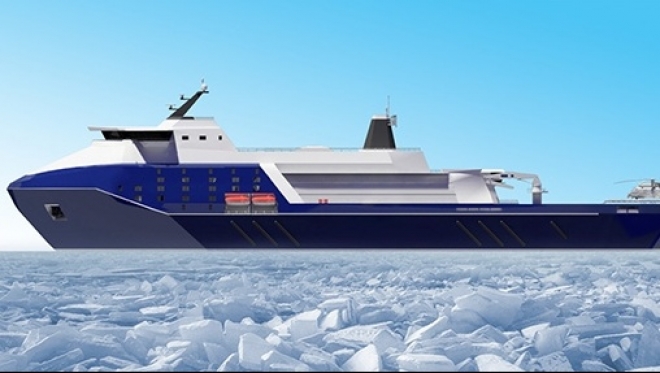 Вице-премьер России Дмитрий Рогозин ожидает строительства трёх ледоколов типа «Лидер»